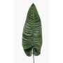 Umělý list Colocasia ABANTO, zelený, 105 cm