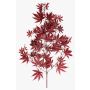 Umělá větev japonského javoru ALETTO, nehořlavá, červená, 70cm