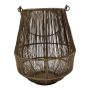 Lampa GIUSEPPINO z železa, s uchem, bronzová, 25 cm, Ø 22 cm