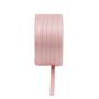 Vipke dvojitá saténová stuha, světle růžová, 50 m, 6 mm