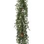 Dekorační závěsný modřín WODRI, tyč, šišky, zelený, 125cm