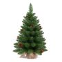 Umělý smrk HEINOLA s šiškami, jutový pytel, 60 cm, Ø 40 cm