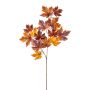 Umělá větev javoru SNORVE, oranžovohnědá, 90cm