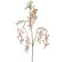 Umělá větev jeřábu JANNAH s plody, růžovo-zelená, 130cm