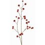 Umělá větev okrasná jabloň NONGIH s plody, tmavě červená, 90cm