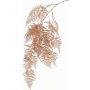 Dekorativní větev Asparagus plumosus MELFHY, závěsná, metalická měděná, 130cm