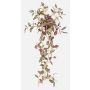 Umělá rostlina Tradescantia zebrina DIHALLO na tyči, závěsná, zelenofialová, 70cm