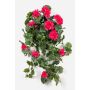 Umělá pelargonie OTTAVIA na tyči, křížová dvířka, růžová, 65cm