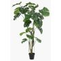 Umělá rostlina Philodendron monstera deliciosa TANIESO, umělý kmen, vzdušné kořeny, 210cm
