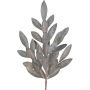 Umělá větvička vavřínu BLERMO, šedozlatá, 50cm