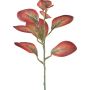 Umělá větvička keře ZEHROL, červenozelená, 30cm