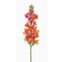 Umělá květina snapdragon DAENERYS, růžovo-oranžová, 80cm