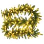 Umělá jedlová girlanda AMARILLO, zelená, LED diody, 275cm, Ø30cm