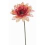 Textilní květina gerbera PAMILLA, lososově růžová, 65cm, Ø12cm
