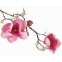 Textilní magnólie KOSTAS, růžovo-fuchsiová, 55cm, Ø6-8cm
