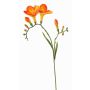 Textilní květina frézia MARUSHA, oranžová, 70cm, Ø6cm