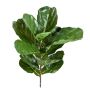 Umělý ficus lyrata ATIKA na zápichu, zelený, 75cm
