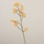 Umělá větvička krásnoplodky BEYNAC, s bobulemi, krémově žlutá, 45cm