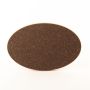 Oválný podtácek z lisovaného korku MANARA, tmavě přírodní, 33,5x22x2cm, prům.