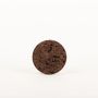 Kulatý korkový podtácek lisovaný MANARA, tmavý, 1,8 cm, Ø10 cm
