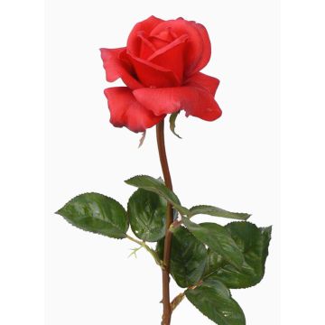 Umělá růže AMELIE, červená, 70cm, Ø8cm
