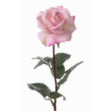 Umělá růže AMELIE, růžová, 70cm, Ø8cm