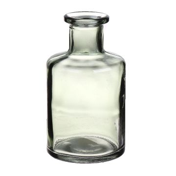 Skleněná láhev – váza BARTOLOMEA, světle zelená-čirá, 11,8 cm, Ø 6,8 cm Skleněná láhev – váza BARTOLOMEA, světle zelená-čirá, 11,8 cm, Ø 6,8 cm