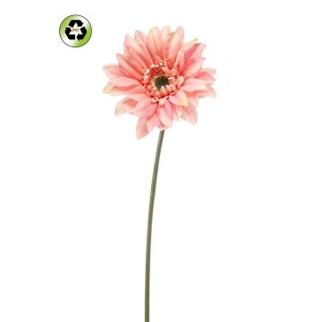 Umělá gerbera FRALWE, Eco Collection, růžová, 65cm, Ø13cm