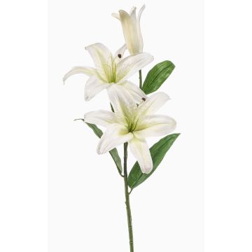 Umělá tygrovaná lilie KRAWEL, Eco Collection, bílá, 85cm
