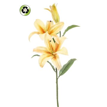 Umělá tygrovaná lilie KRAWEL, Eco Collection, žlutá, 85cm Umělá tygrovaná lilie KRAWEL, Eco Collection, žlutá, 85cm