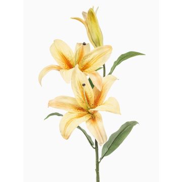 Umělá tygrovaná lilie KRAWEL, Eco Collection, žlutá, 85cm