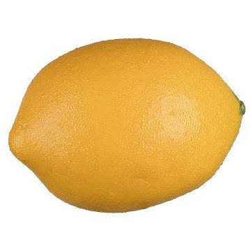 Dekorativní ovoce citron KUNFER, žlutá barva, 8,5 cm, Ø5,5 cm Dekorativní ovoce citron KUNFER, žlutá barva, 8,5 cm, Ø5,5 cm