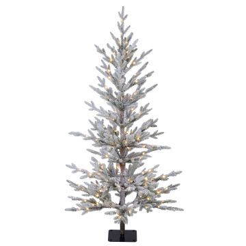 Umělý smrk LILLESAND SPEED DELUXE, s umělým sněhem, LED diody, 120 cm, Ø 60 cm Umělý smrk LILLESAND SPEED DELUXE, s umělým sněhem, LED diody, 120 cm, Ø 60 cm