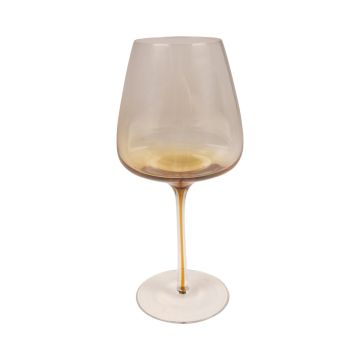 Sklenice na víno EDELMIRA, oranžovo-hnědo-čirá, 23cm, Ø10cm Sklenice na víno EDELMIRA, oranžovo-hnědo-čirá, 23cm, Ø10cm