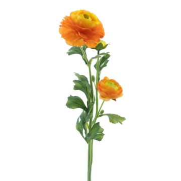Umělý květ ranunculus PROTO, oranžovo-žlutý, 65cm Umělý květ ranunculus PROTO, oranžovo-žlutý, 65cm