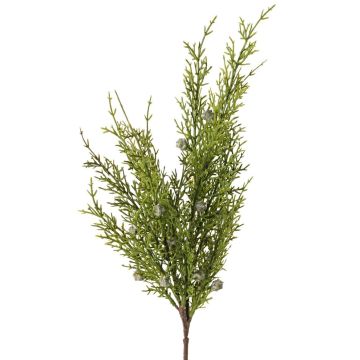 Umělá větvička jalovce ALEKO s bobulemi, zelená, 50cm