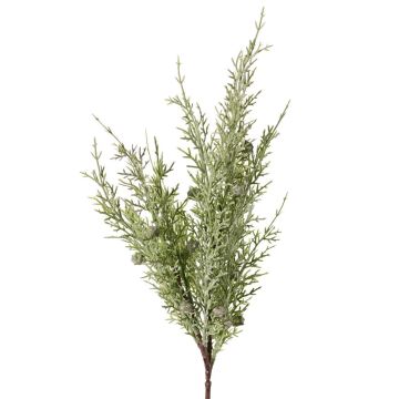 Umělá větvička jalovce ALEKO s bobulemi, šedozelená, 50cm