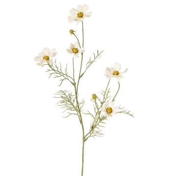 Dekorativní větev PONGAU košík na bižuterii, bílá, 70cm, Ø5-7cm