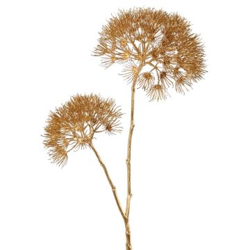 Umělá větvička borovice OTRIS, zlatá, 95cm, Ø15-20cm