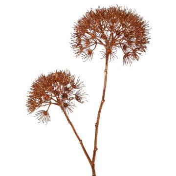 Umělá větvička křídlatky OTRIS, měděná, 95cm, Ø15-20cm