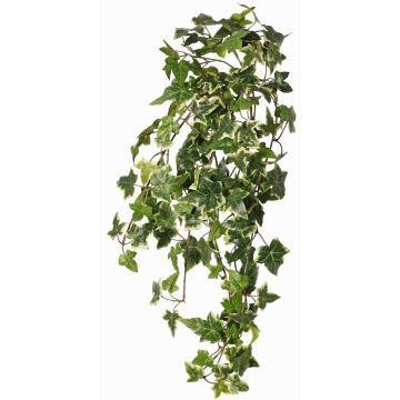 Umělý břečťan závěsný ARJANA, tyč, nehořlavý, zeleno-bílý, 75cm