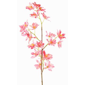 Umělá větev orchideje Odontoglossum BELANIA, růžovožlutá, 75cm