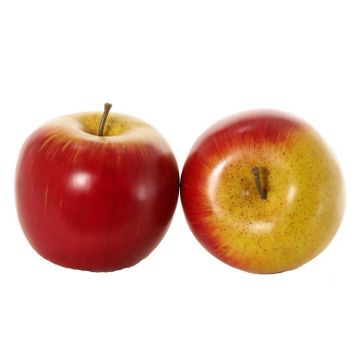 Umělé jablko ADALBERO, červenožluté, Ø8cm Umělé jablko ADALBERO, červenožluté, Ø8cm