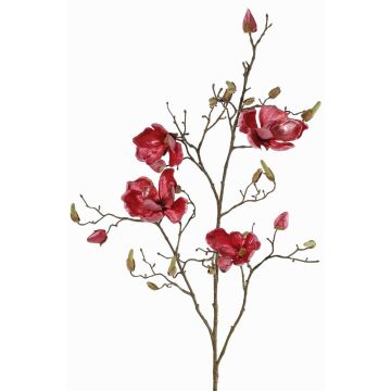 Sametová větvička magnólie JACKA, fuchsiová, 105cm Sametová větvička magnólie JACKA, fuchsiová, 105cm