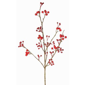 Umělá větvička sněženky HARMONIA, bobule, červená, 80cm Umělá větvička sněženky HARMONIA, bobule, červená, 80cm