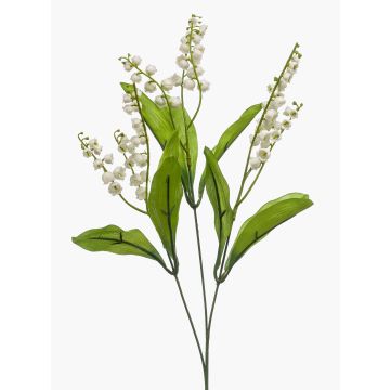 Umělá květina konvalinka PLUVIA, bílá, 70cm