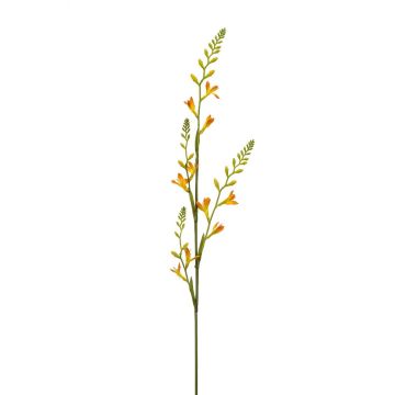 Umělá květina Montbretia KATHERYN, žlutooranžová, 90cm