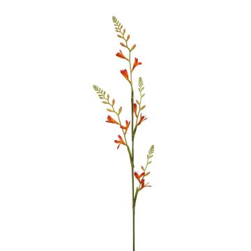 Umělá květina Montbretia KATHERYN, oranžovo-červená, 90cm