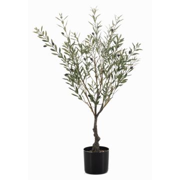 Umělý olivovník LONIRB s plody, umělý kmen, crossdoor, 90cm