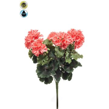 Umělá pelargonie BAKLIN na tyči, crossdoor, růžová, 40cm